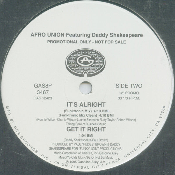 Afro Union - It's Alright