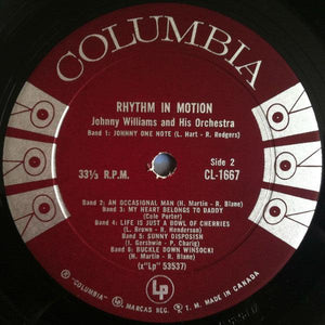 Johnny Williams And His Orchestra - Rhythm In Motion 1961 - Quarantunes