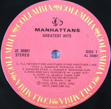 Manhattans - Greatest Hits