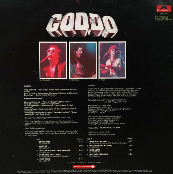 Goddo - Who Cares - 1978