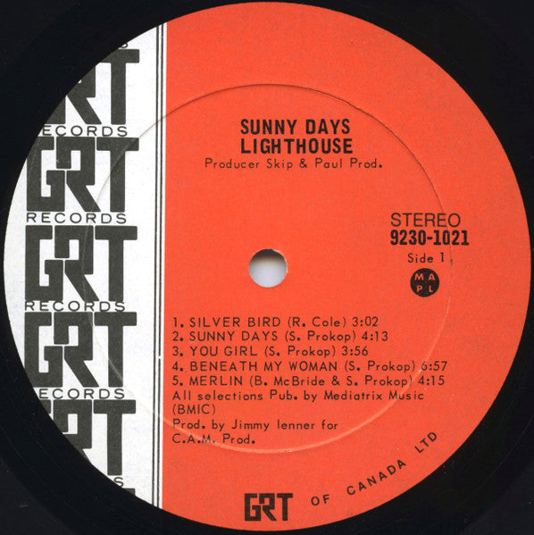 Lighthouse - Sunny Days - 1972
