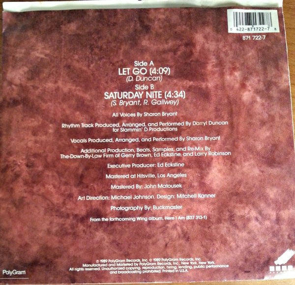 Sharon Bryant - Let Go