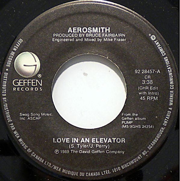 Aerosmith - Love In An Elevator - 1989