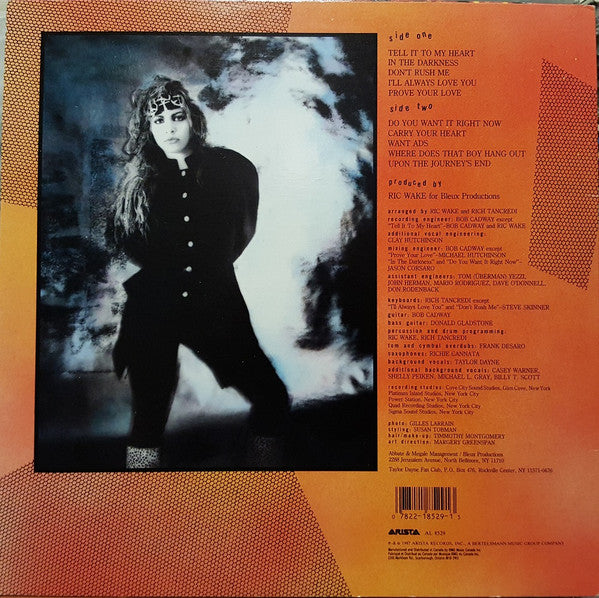 Taylor Dayne - Tell It To My Heart Vinyl Record