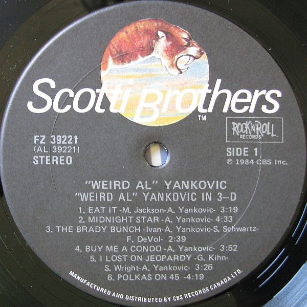 "Weird Al" Yankovic - In 3-D - 1984