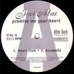 Joei Mae - Promise Me Your Heart Vinyl Record