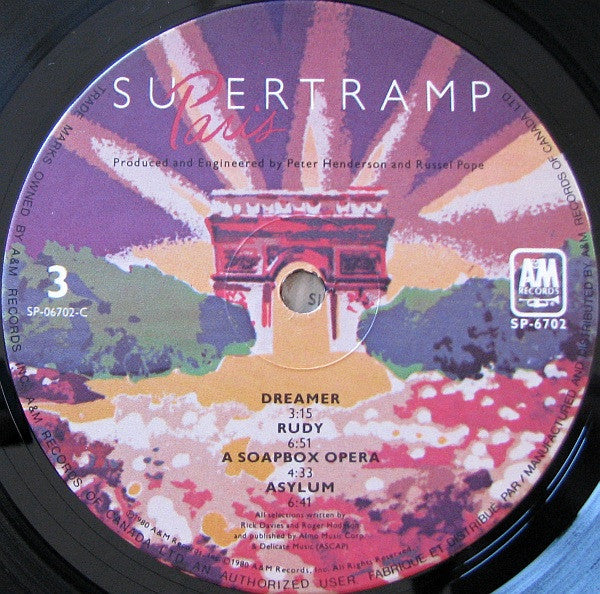 Supertramp - Paris - 1980