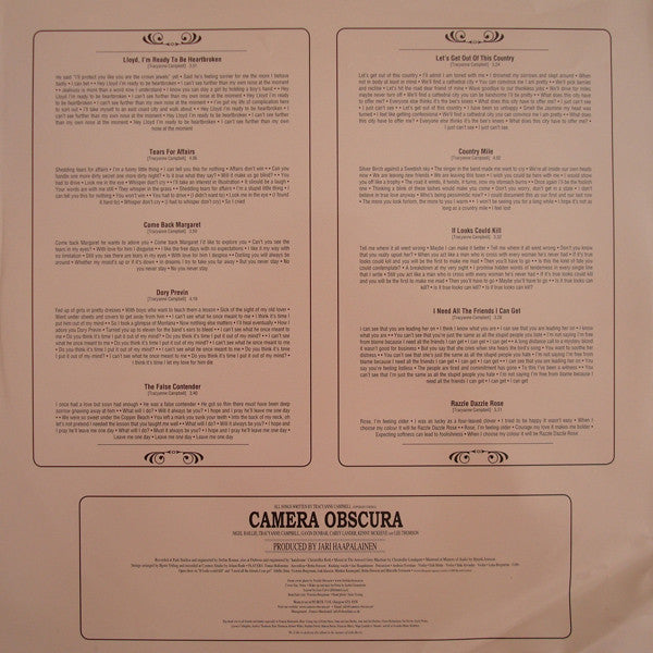 Camera Obscura - Let's Get Out Of This Country - 2009