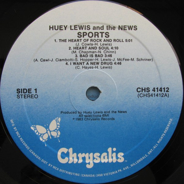 Huey Lewis & The News - Sports - 1983