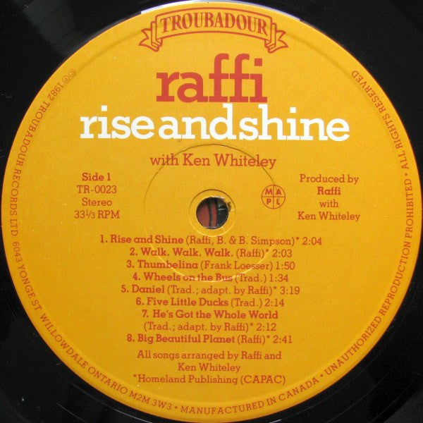 Raffi (2) - Rise And Shine