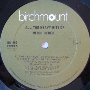 Mitch Ryder - All The Heavy Hits Of Mitch Ryder - 1975
