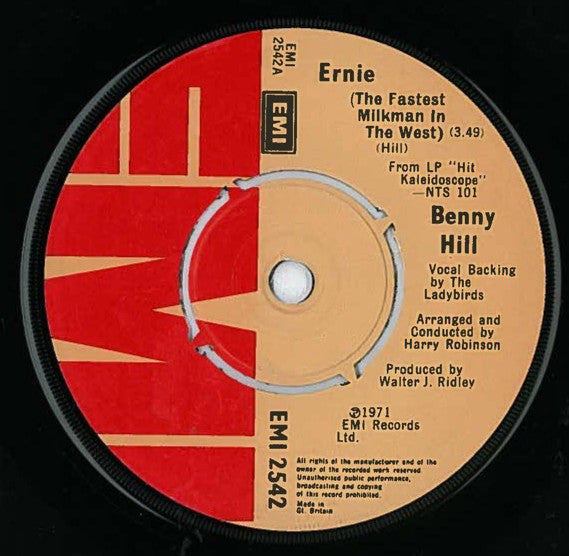 Benny Hill - Ernie (The Fastest Milkman In The West) - 1976