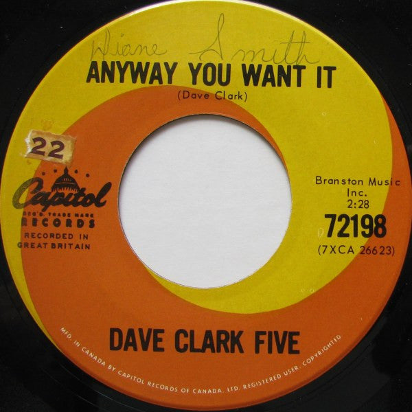The Dave Clark Five - Any Way You Want It