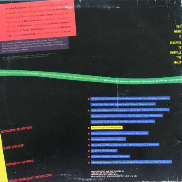 Chuck Mangione - Main Squeeze - 1976