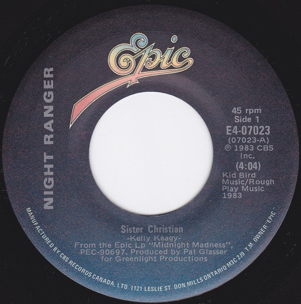 Night Ranger - Sister Christian - 1983