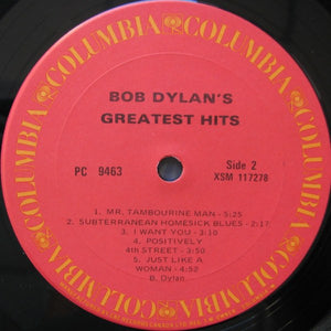 Bob Dylan - Bob Dylan's Greatest Hits - 1976