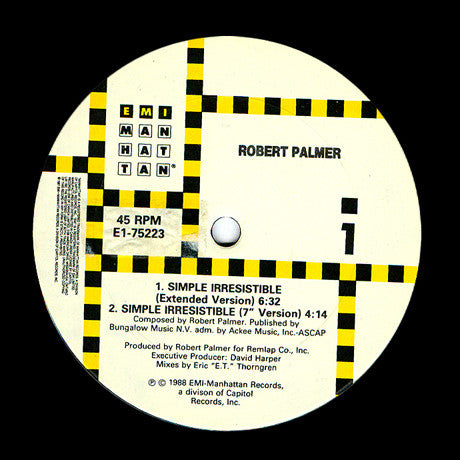 Robert Palmer - Simply Irresistible - 1988