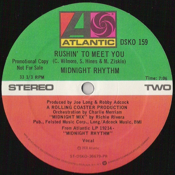 Midnight Rhythm - Climb / Rushin' To Meet You