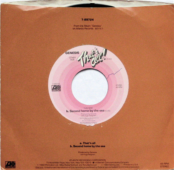Genesis - That's All