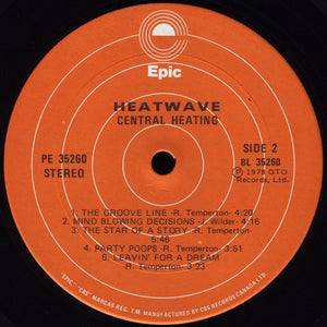 Heatwave - Central Heating Vinyl Record