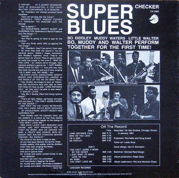 Bo Diddley, Little Walter & Muddy Waters - Super Blues - 1981