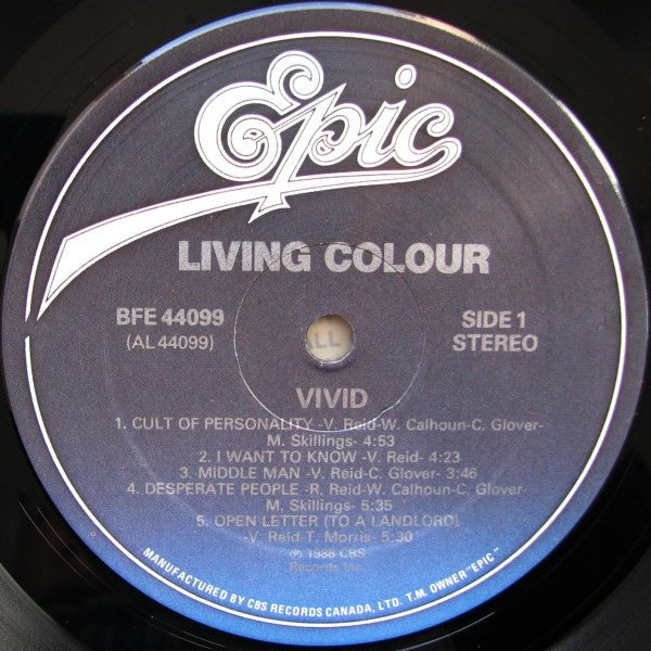 Living Colour - Vivid - 1988
