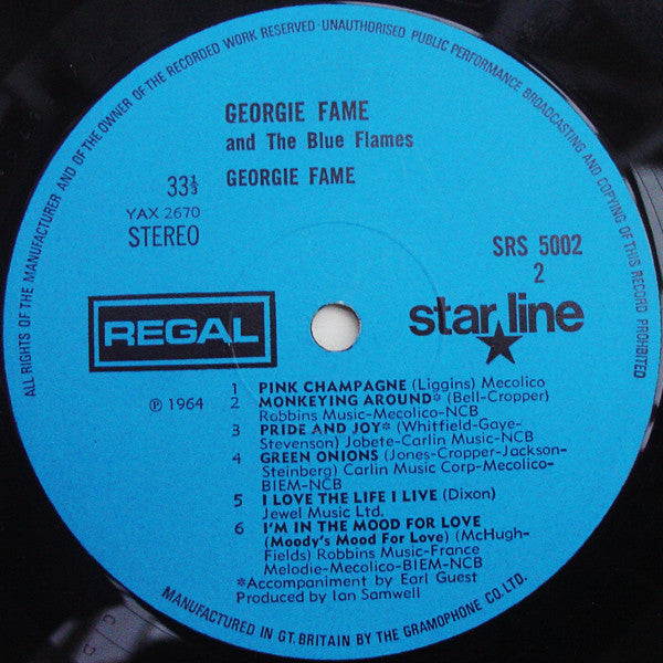 Georgie Fame & The Blue Flames - Georgie Fame