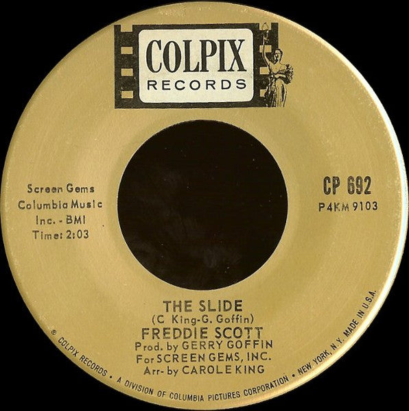 Freddie Scott  - Hey, Girl / The Slide Vinyl Record