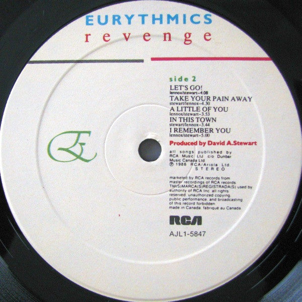 Eurythmics - Revenge - 1986