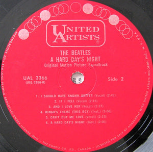 Beatles, The - A Hard Day's Night (Original Motion Picture Sound Track) - 1964