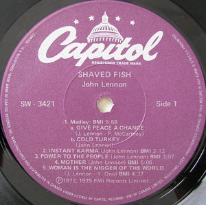 John Lennon / Plastic Ono Band, The - Shaved Fish - 1978