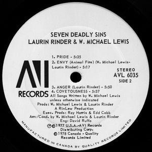 Rinder & Lewis - Seven Deadly Sins