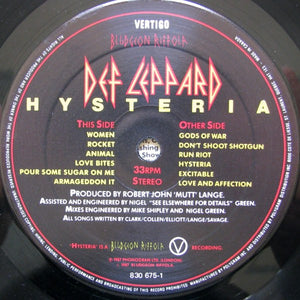 Def Leppard - Hysteria - 1987