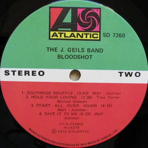 J. Geils Band, The - Bloodshot -
