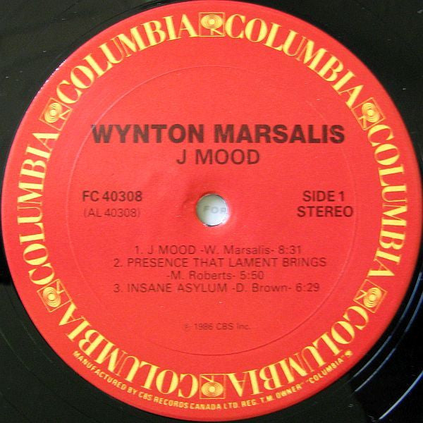 Wynton Marsalis - J Mood Vinyl Record