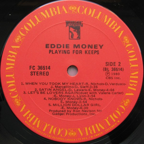 Eddie Money - Playing For Keeps - 1980