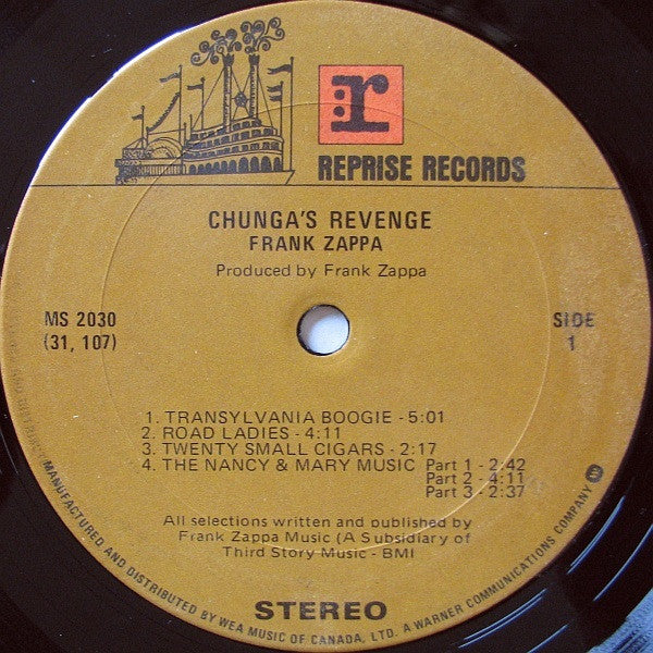 Frank Zappa - Chunga's Revenge