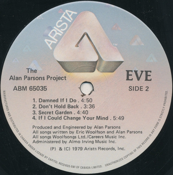 The Alan Parsons Project - Eve