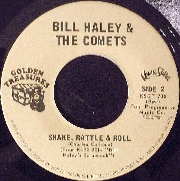Bill Haley And His Comets - Rock Around The Clock / Shake, Rattle And Roll - 1970