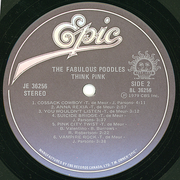 Fabulous Poodles - Think Pink - 1979