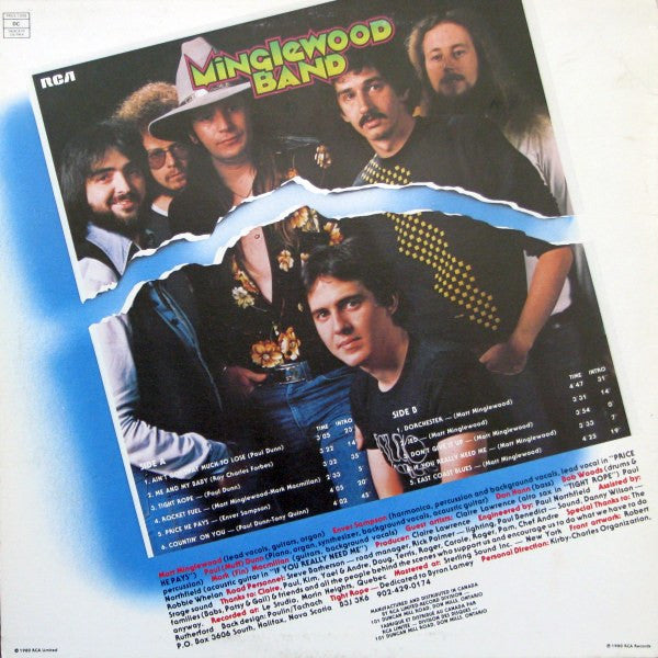 Minglewood Band - Movin - 1980