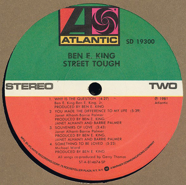 Ben E. King - Street Tough - 1981