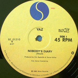 Yazoo - Nobody's Diary / State Farm - 1983