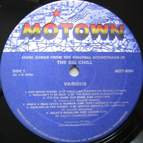 Various - More Songs From The Original Soundtrack Of The Big Chill - 1984