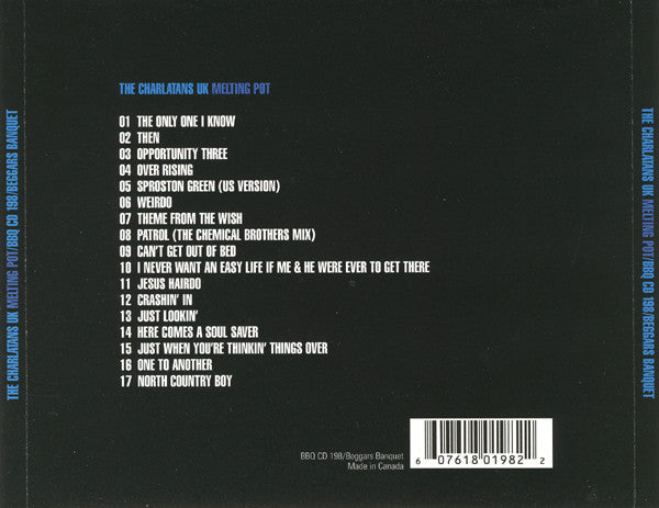Charlatans, The - Melting Pot (CD) - 1998