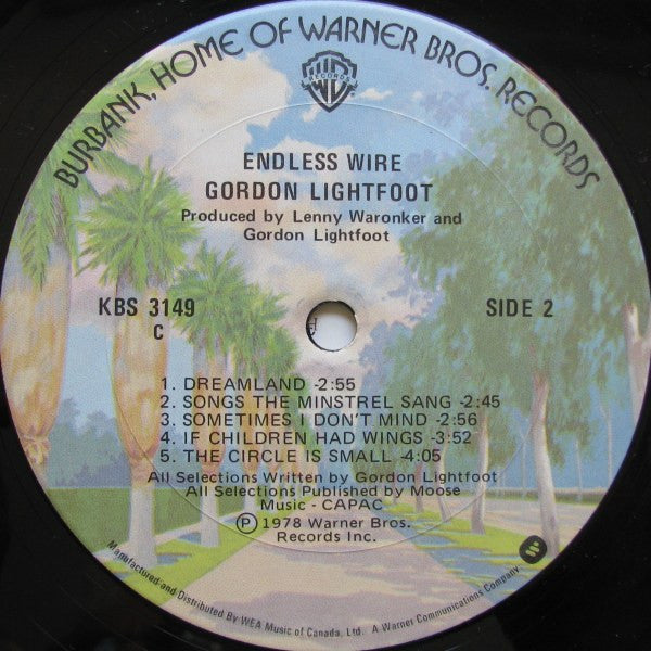 Gordon Lightfoot - Endless Wire - 1978