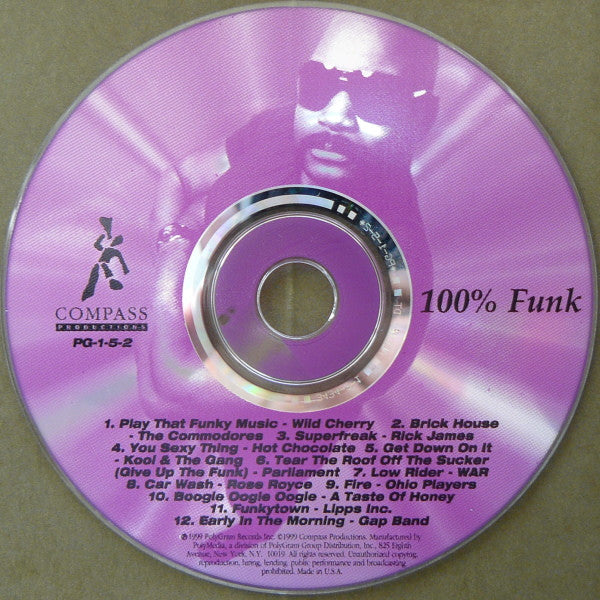 Various - 100% Funk (CD) - 1999