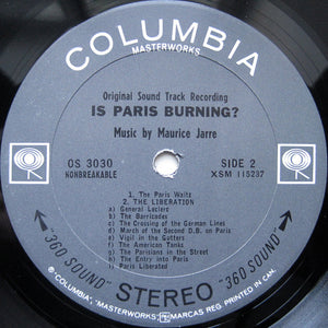 Maurice Jarre - Is Paris Burning? (The Original Sound Track Recording) - 1966