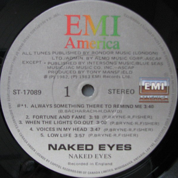 Naked Eyes - Naked Eyes