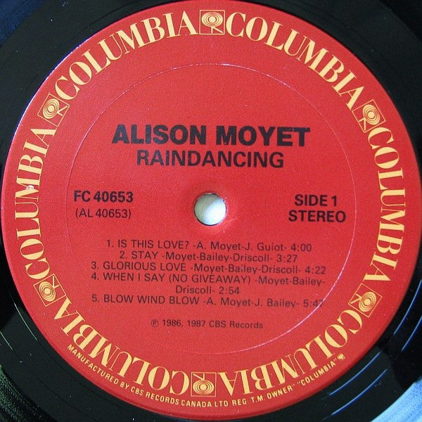 Alison Moyet - Raindancing - 1987